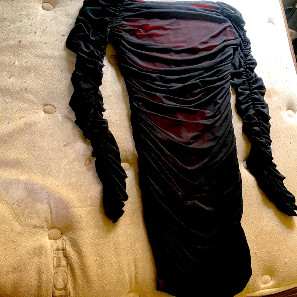 Black prom birthday dress